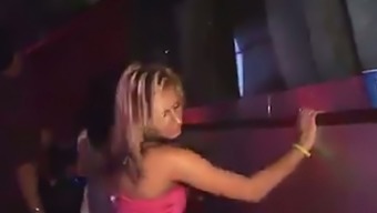 This Nasty Hoe In Tight Pink Dress Knows How To Dance At The Party