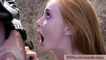 Police Arrest Girl First Time Border Hopping Redhead Loves C