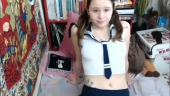 Sweet Russian Teen Showing Her Tits And Pussy On Webcam