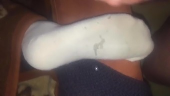 Cum On My Girlfriends White Socks