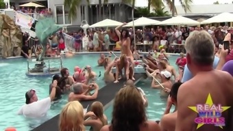 Wet And Nude Pool Party Out Of Control P1