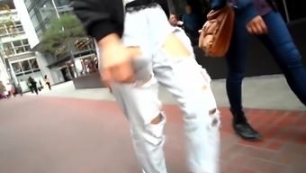 Bootycruise: Downtown Shredded Jeans Cam