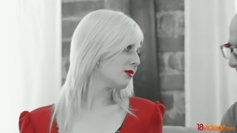 18 Videoz - Doris - Red Dress For Anal Debut