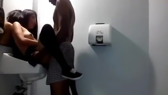 Asian Teen Takes Bbc In The Bathroom
