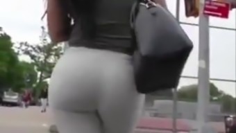 Big Booty Latina In Tight Sweats