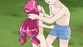 Dude Is Happy When His Pink Haired Girlfriend Sucks His Strong Lollicock