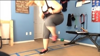 Thick Fat Ass Girl Home Workout - Part 2