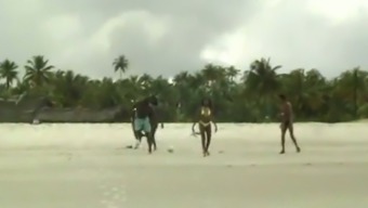 Seductive Brazilian Babe Getting Drilled Hardcore On The Beach