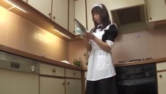 Aiuchi Shiori Japan Maid, Sucks Her Horny Master