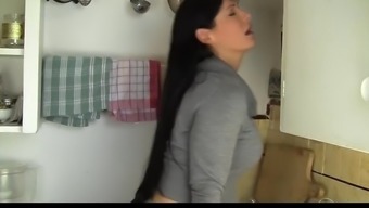 Hot Mom Fucking A Kitchen Counter