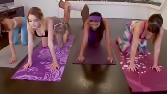 Nylon Sock Blowjob Hot Sneaky Yoga