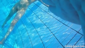 Horny Nudist Couples Underwater Pool Hidden Spy Cam Voyeur 3