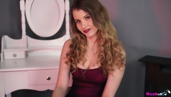 Just Have A Look At Pretty Brook Logan Stripping And Teasing Her Slit