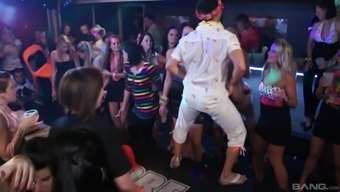 Wild Party At The Club Turns Into A Full Swing Orgy