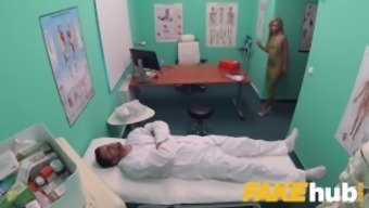 Fake Hospital Sweet Blonde Russian Eats Docs Cum After Doggystyle Fucking