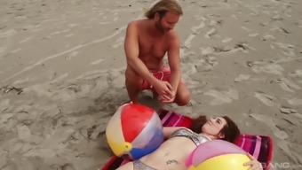 Long-Haired Dude Putting His Boner Into The Throat Of Zoe Davis