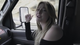 Smoking Hot Babe Britney Light Gets Her Cunt Fucked In The Van