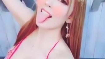 Enormous Asian Tits Dancing (Not Naked)