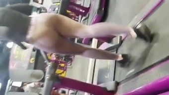 Yoga Ass On Treadmill Giggles