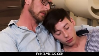 Hot Teen Takes Giant Daddy Cock