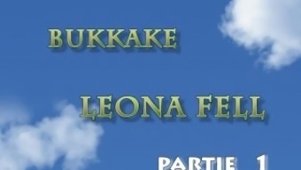 Leona Fell Bukkake Part 1