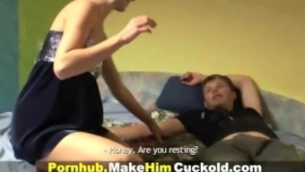 Make Him Cuckold - Cuckold Revenge From Sexy Blonde