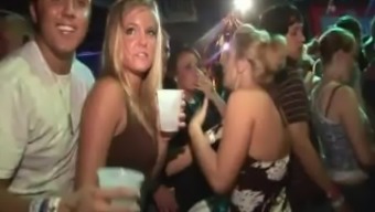 Young Hotties Get Wild On The Mic At The Club