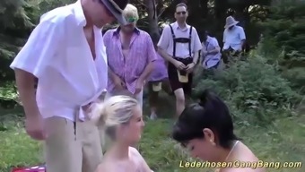 Real Outdoor Groupsex Fuck Orgy