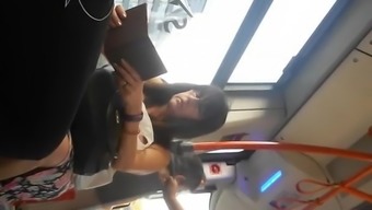 2 Sexy Milf In Train Bg