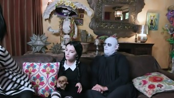 Familystrokes - Spooky Teen Gets Treated To A Family Orgy