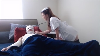Homemade Sex With Nurse. Busty Amateur Woman