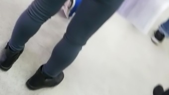 Asian Teen Candid Tight Ass Leggings Bubble Butt