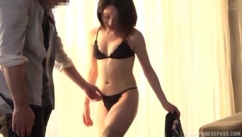Japanese Babe With No Tits Imai Mai Fucked In A Bra