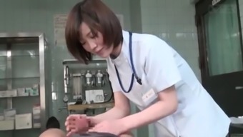 Subtitled Cfnm Japanese Female Doctor Gives Patient Handjob