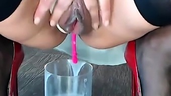 Masturbate Pussy Piercings With Speculum And Hard Squirting