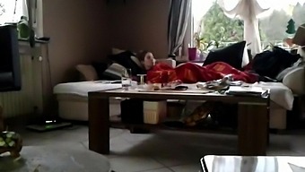 Caught My Wife Masturbating Under Blanked With Her Nev Dildo. Caught Her On My Spycam. She Has No Idea.