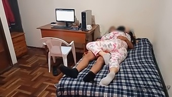 My Stepsister Watches Horror Movies: After Watching Movies My Stepsister Wants To Rest With Me But I Ask Her To Fuck Her Brutally Hard With My Big Cock Before Our Parents Discover Us