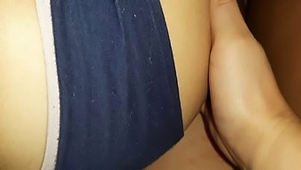 Masturbating My Girlfriend'S Pussy While She Watches A Movie