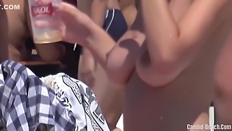 Big Tits Topless Horny Teens Beach Voyeur Bikini Hd Video Spycam 16 Min