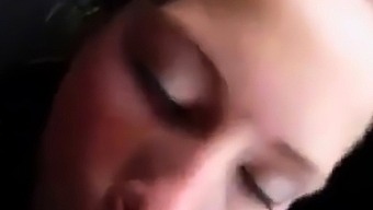 Very Cute Girl And Nice Blowjob In The Car