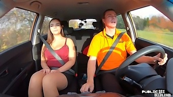 Real Public Teen Sixtynines Their Teacher In The Car