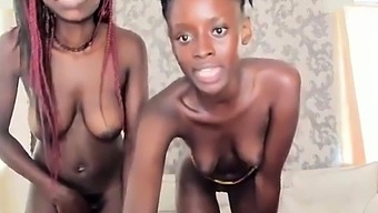 Two African Girls Masturbating
