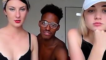 Amazing Amateur Interracial Threesome
