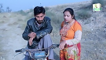 Sadaf Khan On Bike Ride With Aunty