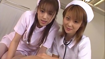 Asian Nurses Team Up To Pleasure A Lucky Patient - Naho Ozawa