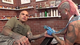 Evilyn Ink Tattoos And Fucks Sascha Ink