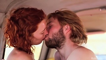 Passionate Fucking In Back Of The Car With Sexy Gf Kara Dashka