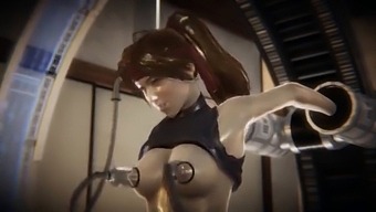Final Fantasy 7 Remake - Jessie Rasberry In Sex Machine - 3d Porn