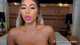 Petite Gets Pounded By Big Dildo
