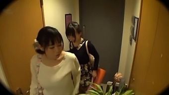 Japanese Lesbo Pleasuring Her Girlfriend - Tsukada Shiori